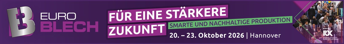 Werbebanner Euroblech 2026