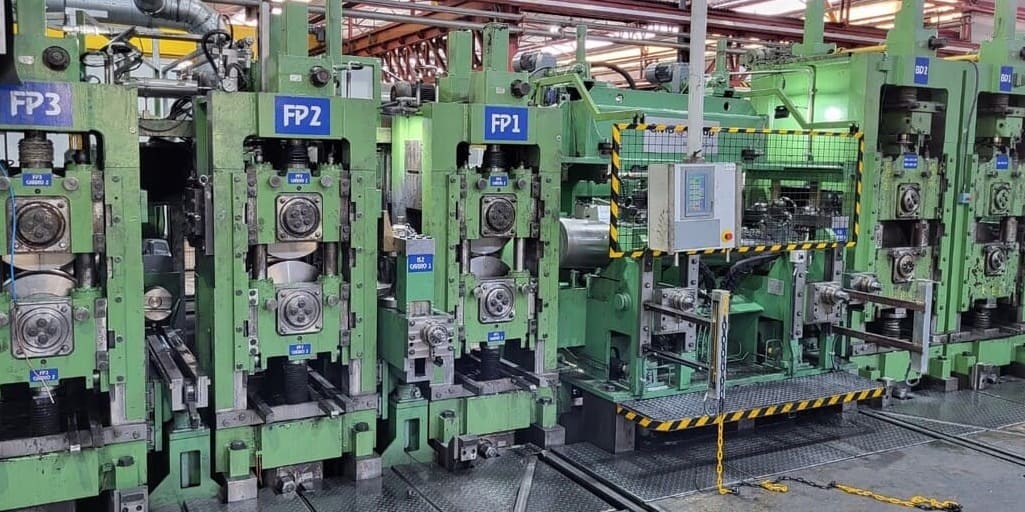 Der Umform- und Schweißbereich der ERW-RD-240 von Tubos y Flejes wurde bereits 2024 von SMS group modernisiert. Nun folgt die Kalibrierstrecke.