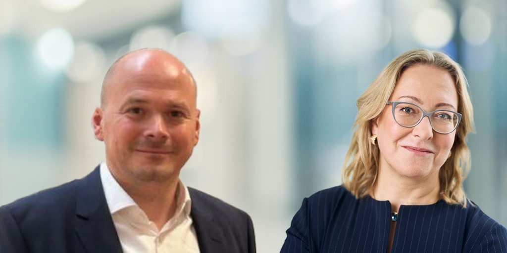 Die Collage zeigt Porträtbilder von Christoph Martin und Birgit Potrafki (Salzgitter AG).